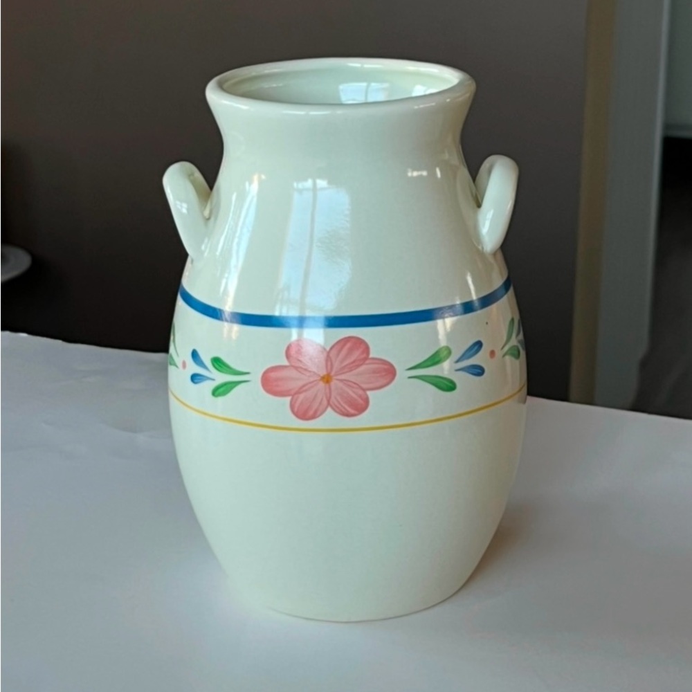 VTG Gailstyn Sutton, Towle milk jug style crock with hand painted floral
